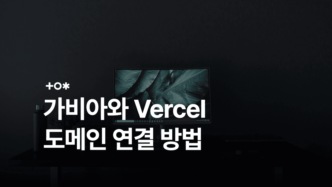 가비아 도메인을 Vercel에 연결하는 방법과 DNS 설정