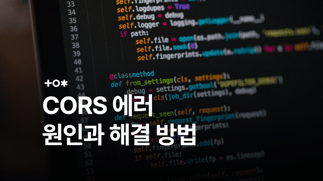 CORS 에러 해결 방법: 원인과 서버 설정, 개발 프록시 정리 썸네일