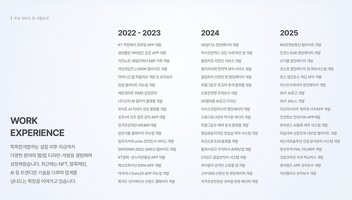 it 에이전시 똑똑한개발자 고객 후기 사례